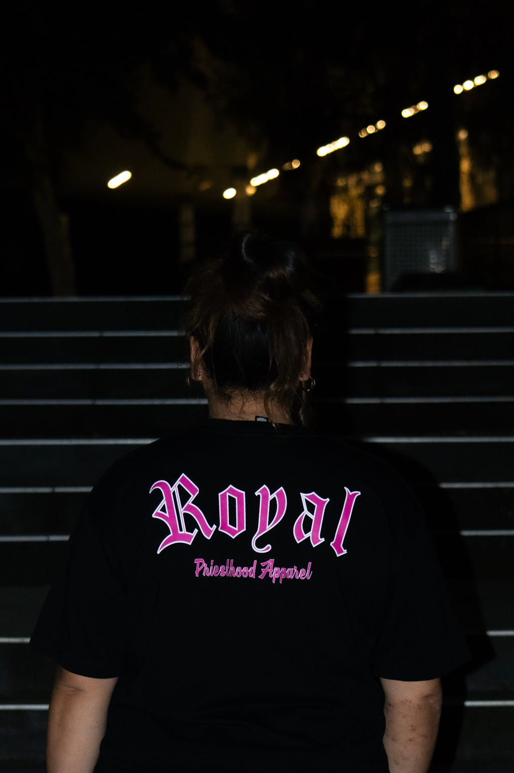 ROYAL (Pink on Black)