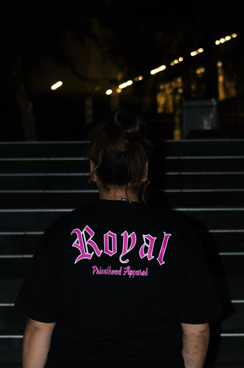 ROYAL (Pink on Black)