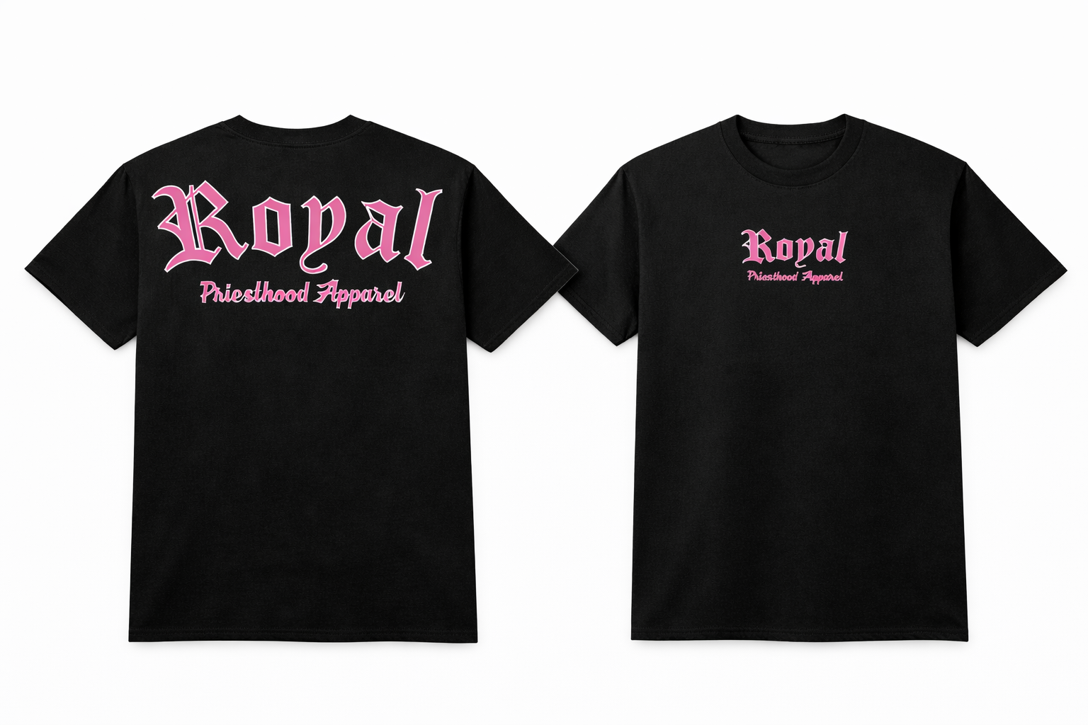 ROYAL (Pink on Black)